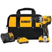 Ensemble pour perceuse à percussion 3/8 po sans balai sans fil 12 V MAX* - DEWALT DCD706F2