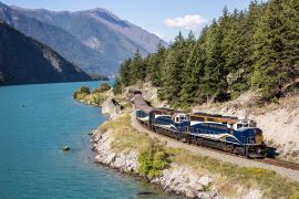 2 tickets on the Rocky Mountaineer train