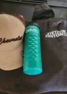 Stetson GM 2XL Hoodie, travel mug and Chevrolet hat