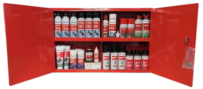 Fully Stocked Chemical Cabinet